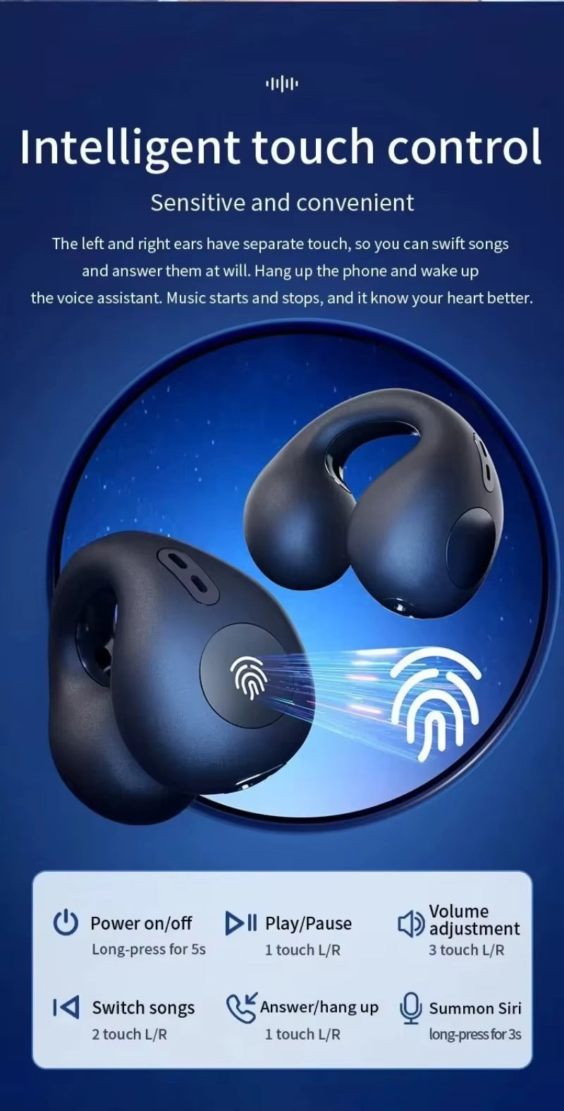 SonicX - Ear Clip Earphone