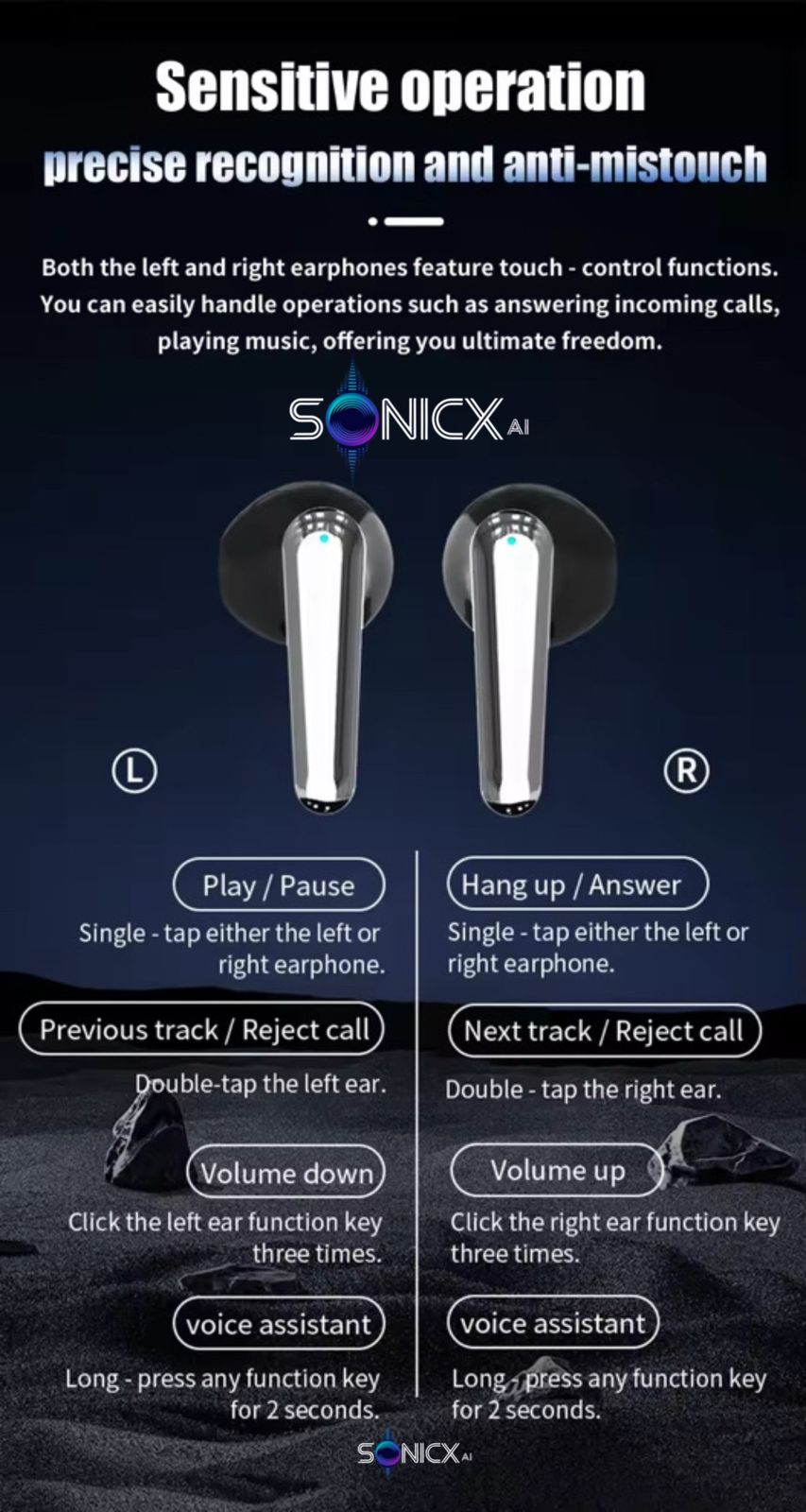 SonicX-Ai Earphones